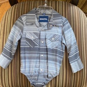 Button up onesie worn once